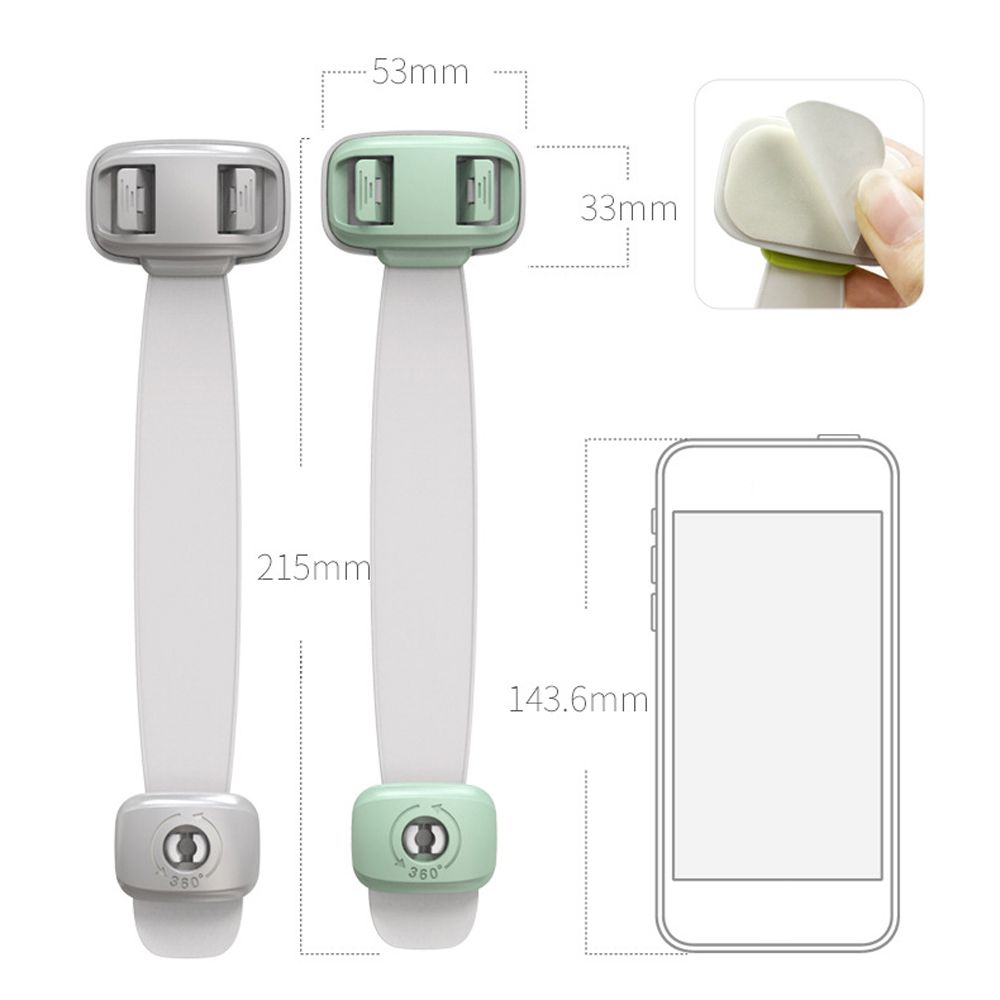 Baby Safety Protection Lock Anti-Clip Cabinet Door Refrigerator Lock.
