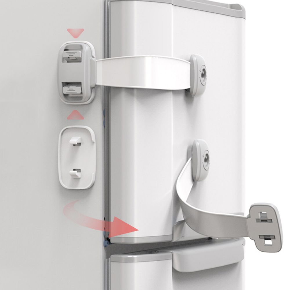 Baby Safety Protection Lock Anti-Clip Cabinet Door Refrigerator Lock.