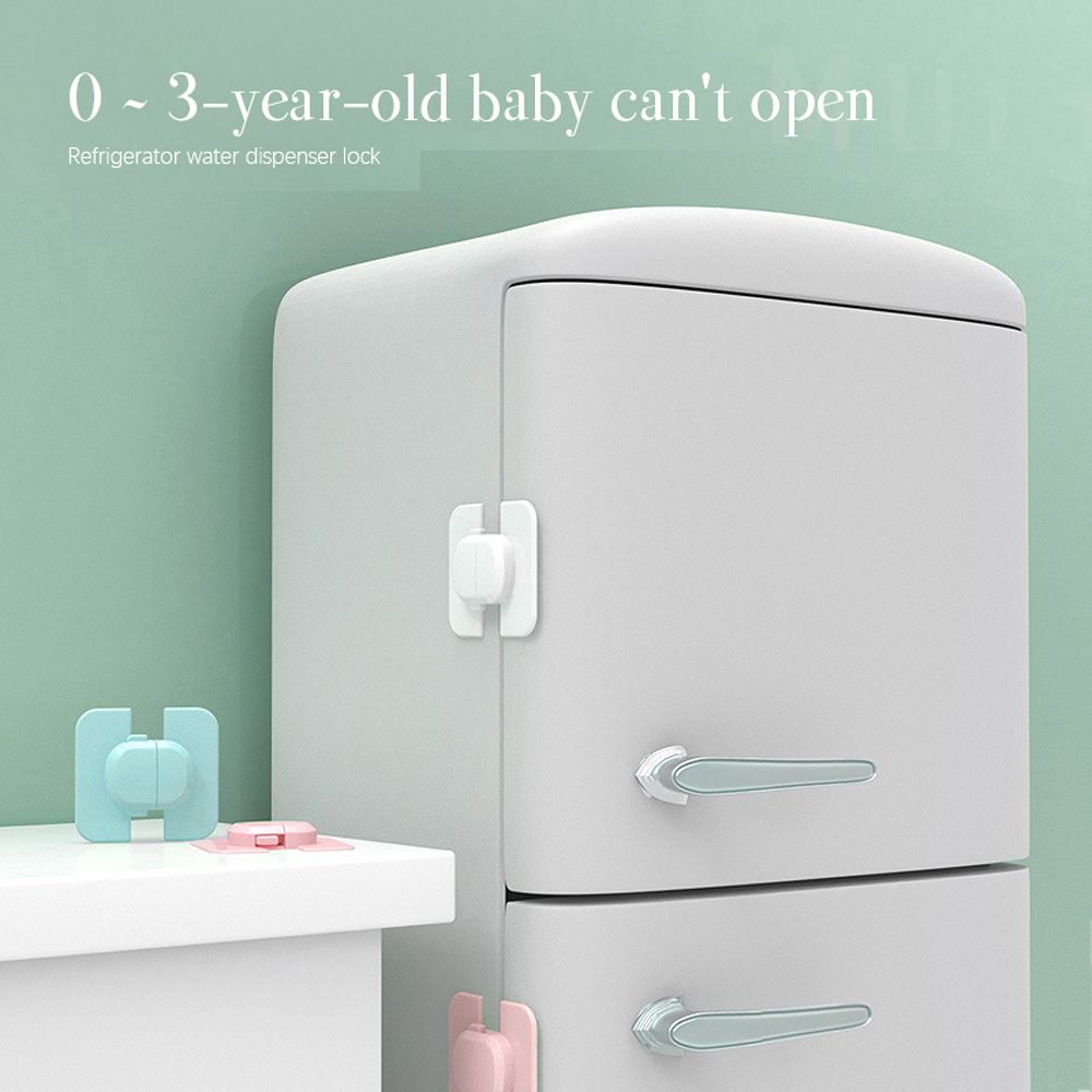 Baby Safety Protection Lock Anti-Clip Cabinet Door Refrigerator Lock.