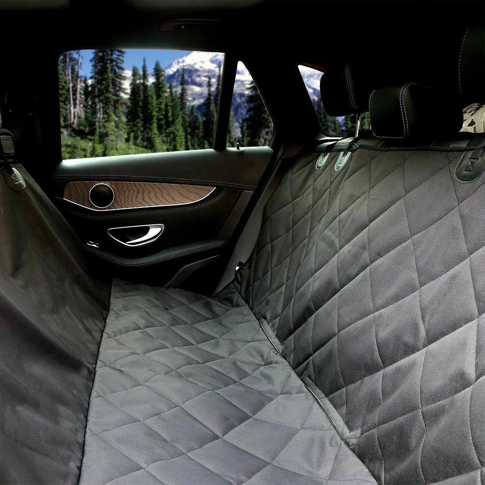 Waterproof car protective rear seat cover.