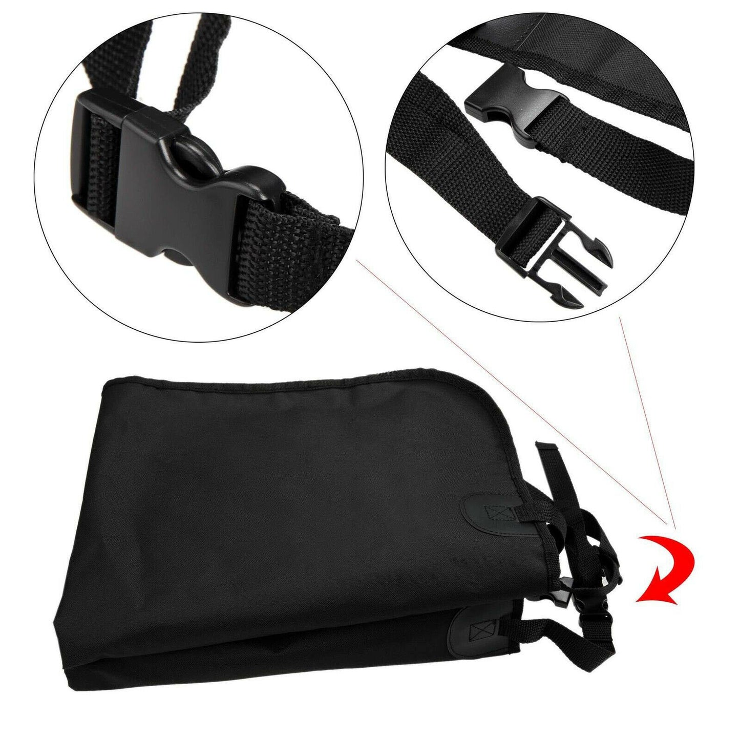 Waterproof car protective rear seat cover.