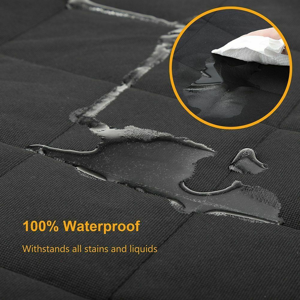 Waterproof car protective rear seat cover.