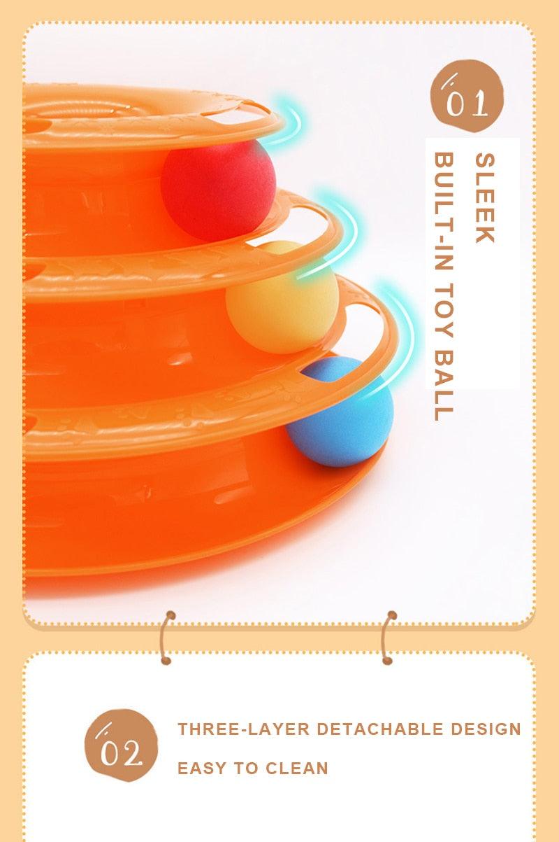 Interactive turntable cat training accessories - MB STORE
