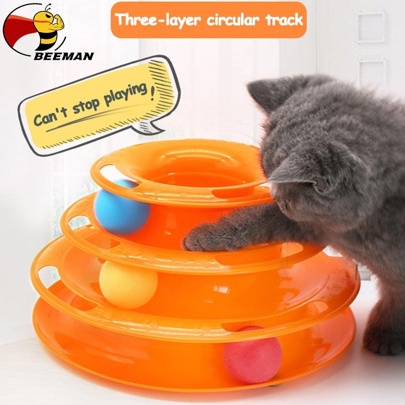 Interactive turntable cat training accessories - MB STORE