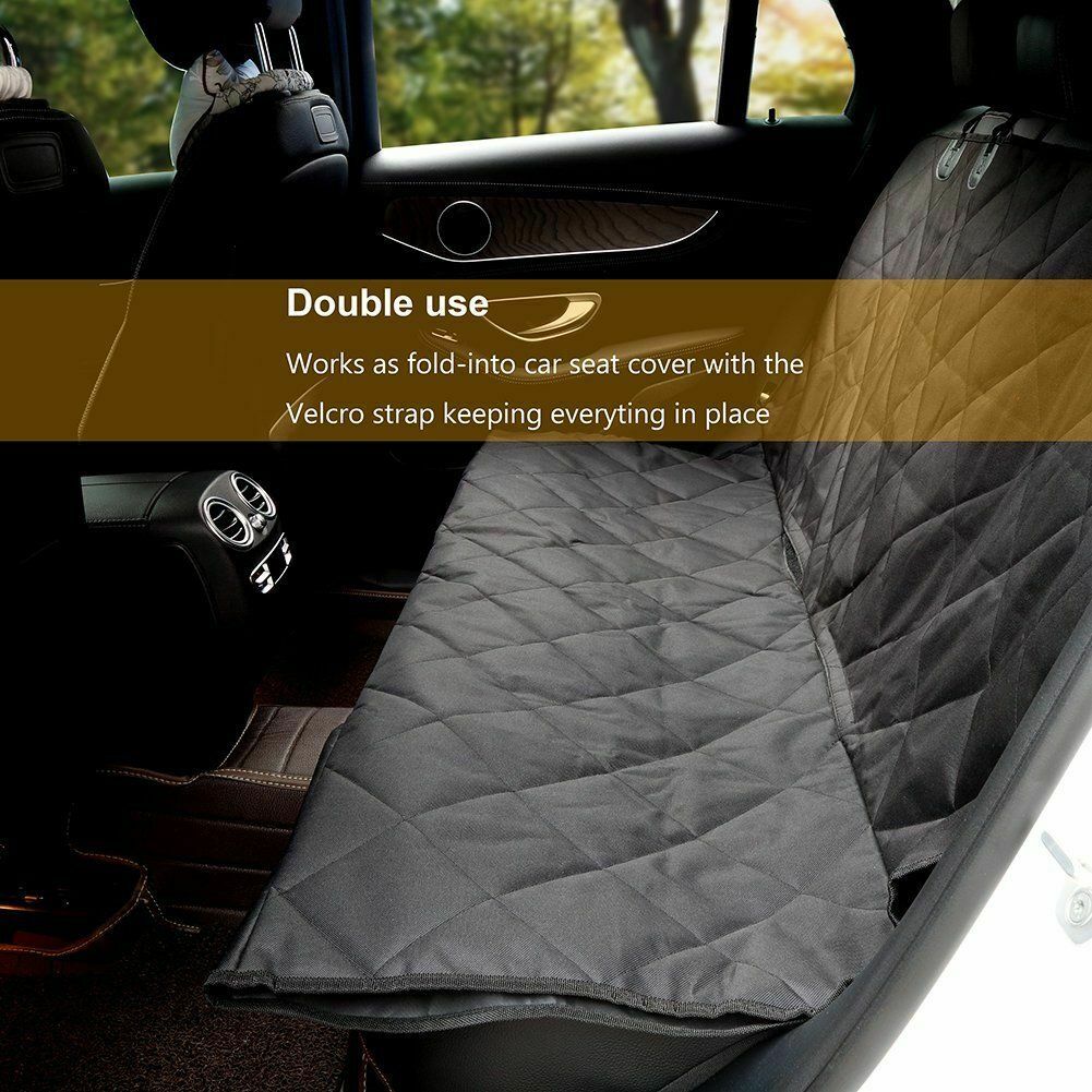 Waterproof car protective rear seat cover.