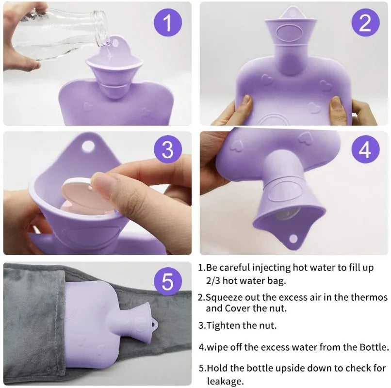 Hot Water Bag Warm Belt Portable Hand Warmer