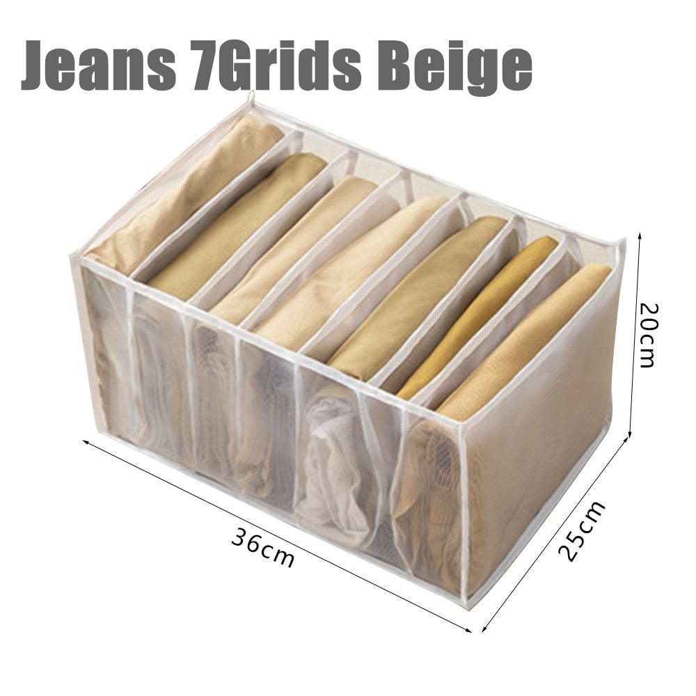 Jeans Organization Storage Box Closet Organizer Clothing Organization System Drawer Organizers Cabinet Pants Storage Organizer - MB STORE