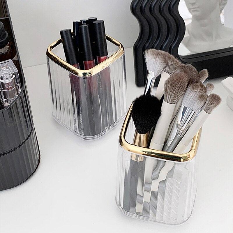 Luxury Makeup Organizers Desktop Cosmetic Brush Storage Box Office Pen Case Make Up Brushes Organizer Lipstick Sundries Holder - MB STORE